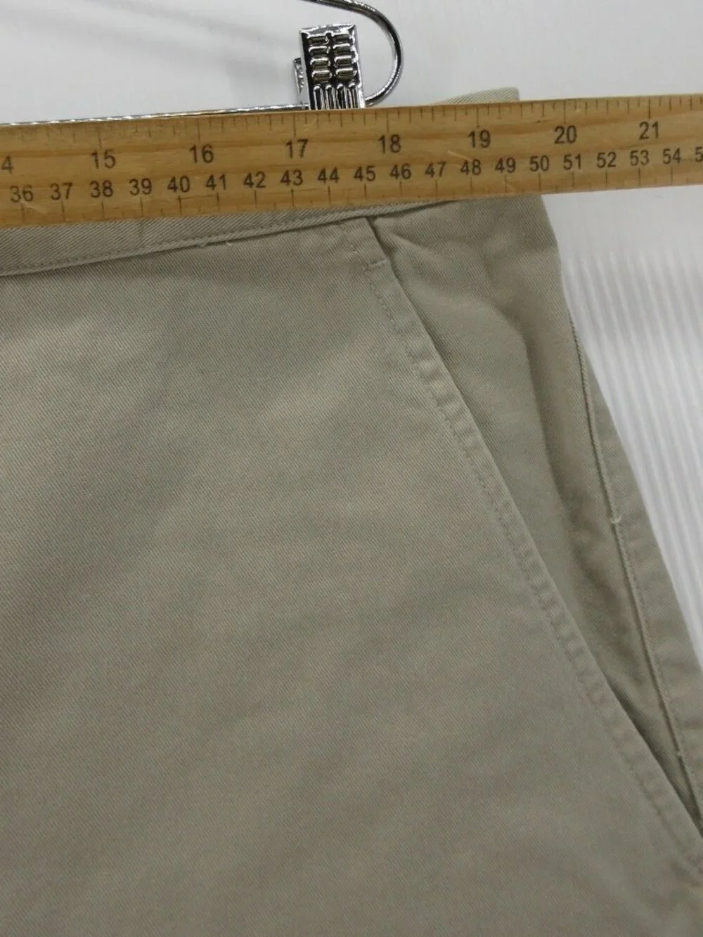 VGT Banana Republic Shorts 40 Khaki Chino Preppy Canvas 7